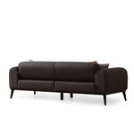 Casa si Gradina - Mobilier - Canapele si coltare - Canapele - Canapea extensibila 3 locuri, Atelier Del Sofa, material textil, antracit, 220x84x77 cm - Infinity.ro