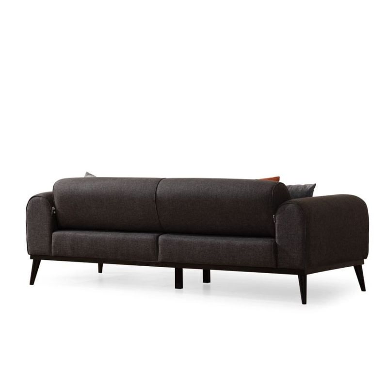 Casa si Gradina - Mobilier - Canapele si coltare - Canapele - Canapea extensibila 3 locuri, Atelier Del Sofa, material textil, antracit, 220x84x77 cm - Infinity.ro