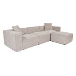 Casa si Gradina - Mobilier - Canapele si coltare - Coltare - Coltar, Hanah Home, in, mocha, 303x193x65 cm - Infinity.ro