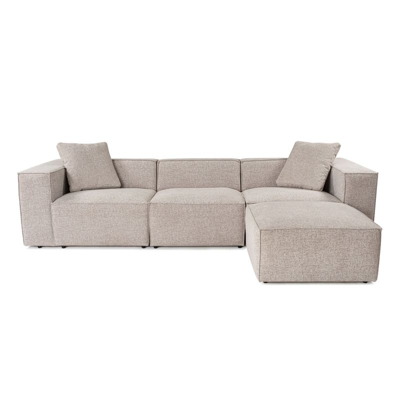 Casa si Gradina - Mobilier - Canapele si coltare - Coltare - Coltar, Hanah Home, in, mocha, 303x193x65 cm - Infinity.ro