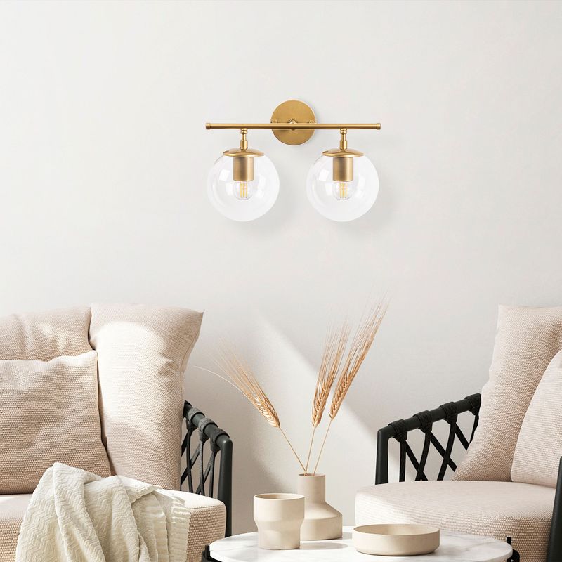 Casa si Gradina - Corpuri si surse de iluminat - Plafoniere, aplice si spoturi - Aplica, Opviq, metal, auriu lucios, 36x24x16 cm, 942FLG2154 - Infinity.ro