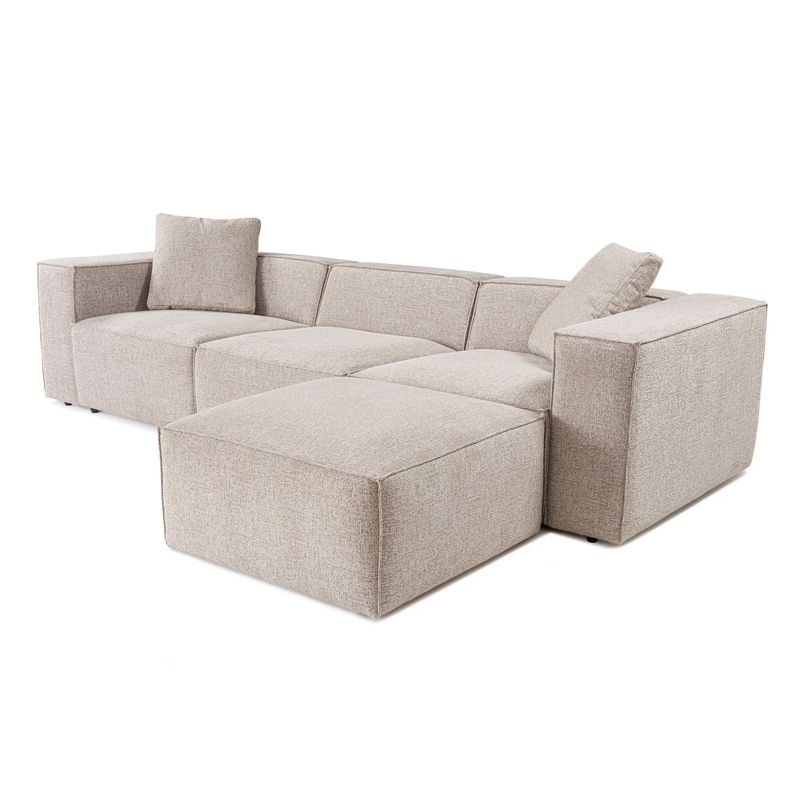 Casa si Gradina - Mobilier - Canapele si coltare - Coltare - Coltar, Hanah Home, in, mocha, 303x193x65 cm - Infinity.ro