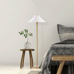 Casa si Gradina - Corpuri si surse de iluminat - Veioze si lampi - Lampadare - Lampadar, Opviq, metal, auriu, 46x46x150 cm, 103OPV1255 - Infinity.ro