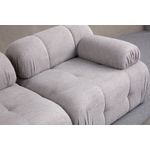 Casa si Gradina - Mobilier - Canapele si coltare - Coltare - Coltar, Atelier Del Sofa, lemn de fag, gri deschis, 290x160x95 cm - Infinity.ro