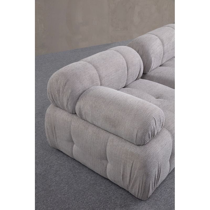 Casa si Gradina - Mobilier - Canapele si coltare - Coltare - Coltar, Atelier Del Sofa, lemn de fag, gri deschis, 290x160x95 cm - Infinity.ro