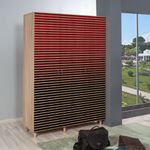 Casa si Gradina - Mobilier - Dulapuri si sifoniere - Sifoniere - Sifonier, Hanah Home, pal melaminat, stejar sonoma, 135x52x192 cm, 863SPH4213 - Infinity.ro