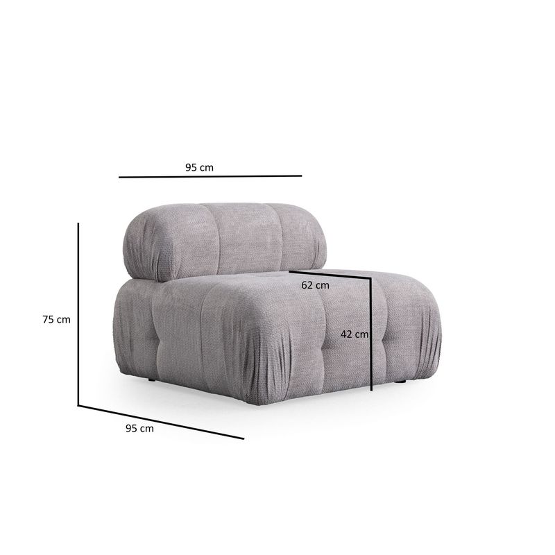 Casa si Gradina - Mobilier - Canapele si coltare - Coltare - Coltar, Atelier Del Sofa, lemn de fag, gri deschis, 290x160x95 cm - Infinity.ro