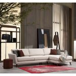 Casa si Gradina - Mobilier - Canapele si coltare - Coltare - Coltar extensibil, Hanah Home, lemn fag si pal, bej maro, 303x168x93 cm - Infinity.ro