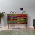 Casa si Gradina - Mobilier - Comode si corpuri - Console - Consola, Hanah Home, panou aglomerat cu melamina, stejar sonoma, 120x36x90 cm - Infinity.ro