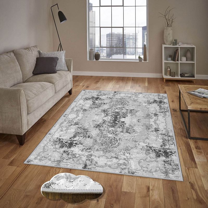 Casa si Gradina - Textile si covoare - Covoare - Covorase intrare - Covoras de intrare, Conceptum Hypnose, multicolor, 80x150 cm, 100% poliester, antiderapant, 369HFT2292 - Infinity.ro