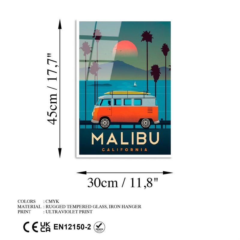 Casa si Gradina - Decoratiuni - Tablouri - Tablou decorativ, Wallxpert, sticla calita, multicolor, 30x45 cm, 123BZM2503 - Infinity.ro