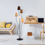 Casa si Gradina - Corpuri si surse de iluminat - Veioze si lampi - Lampadare - Lampadar, Opviq, metal, multicolor, 44x44x160 cm, 942FLG1536 - Infinity.ro