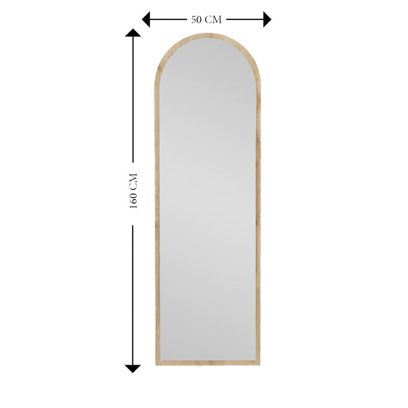 Casa si Gradina - Decoratiuni - Oglinzi - Oglinda, Hanah Home, mdf, natural, 50x160x2.2 cm, 116SAM1156 - Infinity.ro
