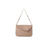 Fashion, accesorii si bijuterii - Femei - Accesorii femei - Genti si rucsacuri femei - Geanta de umar, Lucky Bees, piele polivinilica, camel, 28x10x17 cm - Infinity.ro