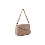 Fashion, accesorii si bijuterii - Femei - Accesorii femei - Genti si rucsacuri femei - Geanta de umar, Lucky Bees, piele polivinilica, camel, 28x10x17 cm - Infinity.ro