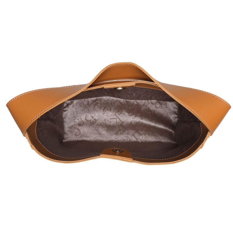 Fashion, accesorii si bijuterii - Femei - Accesorii femei - Genti si rucsacuri femei - Geanta de umar, Lucky Bees, piele polivinilica, mustar, 25x11x20 cm - Infinity.ro