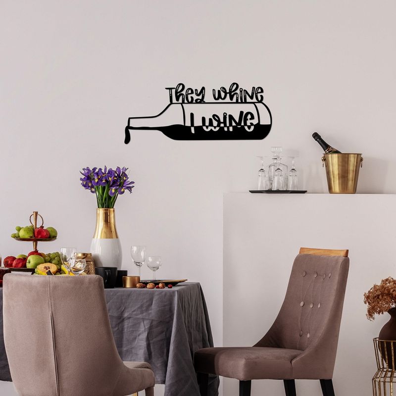 Casa si Gradina - Decoratiuni - Decoratiuni perete - Accesoriu decorativ de perete, Wallxpert, metal, negru, 67x28 cm - Infinity.ro