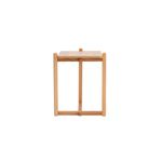 Casa si Gradina - Mobilier - Mese si birouri - Mese living - Masuta laterala, Hanah Home, panou aglomerat cu melamina, natural, 46x40x50 cm - Infinity.ro