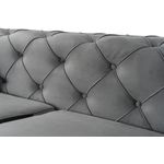 Casa si Gradina - Mobilier - Canapele si coltare - Coltare - Coltar, Atelier Del Sofa, lemn de fag si pal, antracit si negru, 270x180x72 cm, 569HLN1805 - Infinity.ro