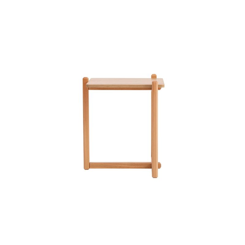 Casa si Gradina - Mobilier - Mese si birouri - Mese living - Masuta laterala, Hanah Home, panou aglomerat cu melamina, natural, 46x40x50 cm - Infinity.ro
