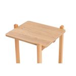 Casa si Gradina - Mobilier - Mese si birouri - Mese living - Masuta laterala, Hanah Home, panou aglomerat cu melamina, natural, 46x40x50 cm - Infinity.ro