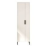 Casa si Gradina - Mobilier - Dulapuri si sifoniere - Dulapuri - Dulap multifunctional, Hanah Home, panou de particule melaminat, alb, 50.4x35.7x165 cm - Infinity.ro