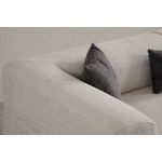 Casa si Gradina - Mobilier - Canapele si coltare - Canapele - Canapea 3 locuri, Hanah Home, lemn fag si pal, alb, 225x93x75 cm - Infinity.ro