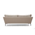 Casa si Gradina - Mobilier - Canapele si coltare - Canapele - Canapea 3 locuri, Hanah Home, lemn fag si pal, crem, 214x90x84 cm - Infinity.ro