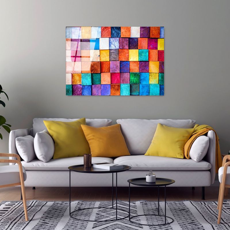 Casa si Gradina - Decoratiuni - Tablouri - Tablou decorativ din sticla temperata, Wallxpert, multicolor, 70x100 cm, 123BZM1289 - Infinity.ro
