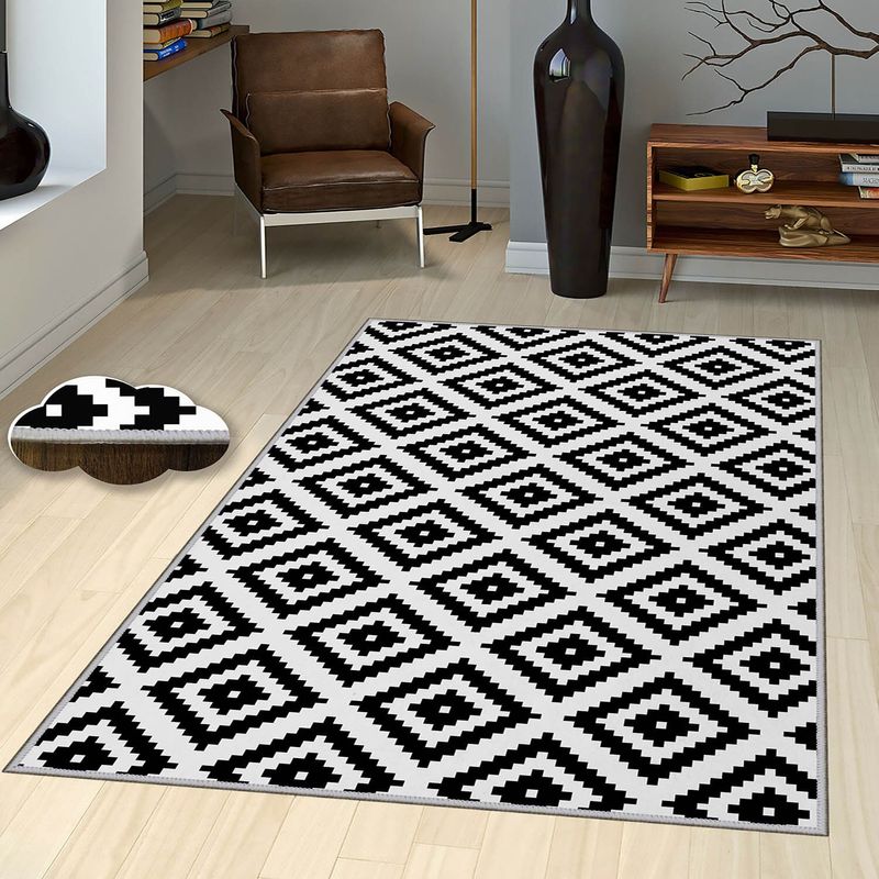 Casa si Gradina - Textile si covoare - Covoare - Covoare casa - Covor, Conceptum Hypnose, multicolor, 80x120 cm, 100% poliester, antiderapant, 369HFT3593 - Infinity.ro
