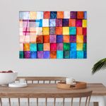Casa si Gradina - Decoratiuni - Tablouri - Tablou decorativ din sticla temperata, Wallxpert, multicolor, 70x100 cm, 123BZM1289 - Infinity.ro