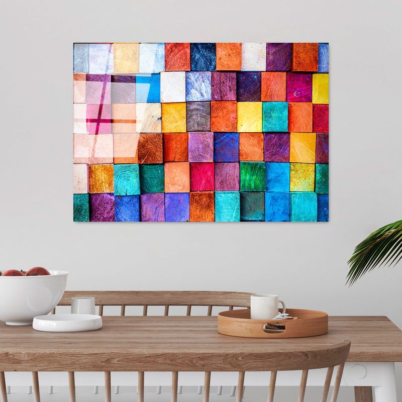 Casa si Gradina - Decoratiuni - Tablouri - Tablou decorativ din sticla temperata, Wallxpert, multicolor, 70x100 cm, 123BZM1289 - Infinity.ro