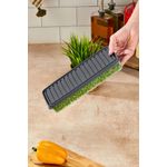 Casa si Gradina - Bucatarie si vesela - Organizare si depozitare bucatarie - Cutii alimentare - Set cutii depozitare, Hermia, plastic, antracit, 26,5x5x10,5 cm, 8 piese - Infinity.ro