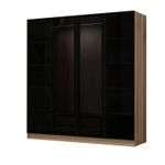 Casa si Gradina - Mobilier - Dulapuri si sifoniere - Sifoniere - Sifonier, Hanah Home, pal melaminat, fumuriu, 180x52x210 cm, 506MNR2489 - Infinity.ro