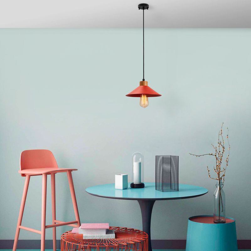 Casa si Gradina - Corpuri si surse de iluminat - Lustre si pendule - Candelabru, Opviq, metal, rosu, 114x24 cm - Infinity.ro