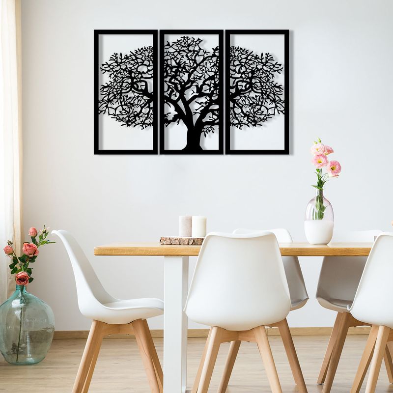 Casa si Gradina - Decoratiuni - Decoratiuni perete - Accesoriu decorativ de perete, Wallxpert, metal, negru, 103x66 cm - Infinity.ro