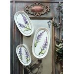 Casa si Gradina - Bucatarie si vesela - Vesela si tacamuri - Platouri de bucatarie - Set platouri, Hermia, ceramica, lila, 26x14x2 cm, 2 piese - Infinity.ro