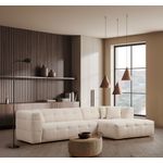 Casa si Gradina - Mobilier - Canapele si coltare - Coltare - Coltar, Hanah Home, lemn fag si pal, bej, 300x150x100 cm - Infinity.ro