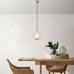 Casa si Gradina - Corpuri si surse de iluminat - Lustre si pendule - Candelabru, Opviq, metal, auriu, diametru 15 cm, inaltime reglabila 56-136 cm - Infinity.ro