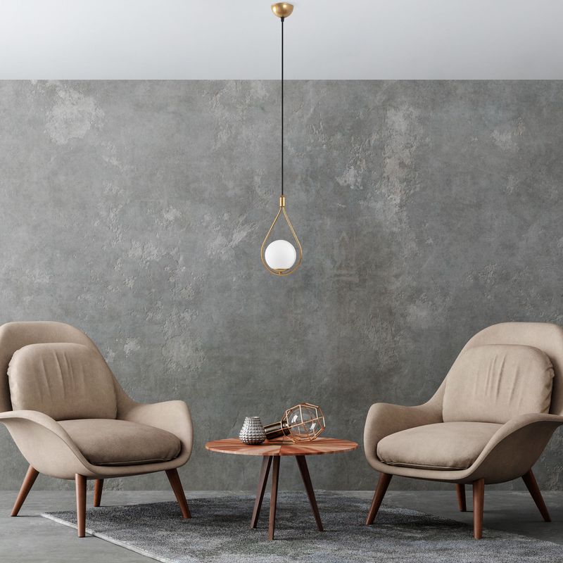 Casa si Gradina - Corpuri si surse de iluminat - Lustre si pendule - Candelabru, Opviq, metal, auriu, diametru 15 cm, inaltime reglabila 56-136 cm - Infinity.ro