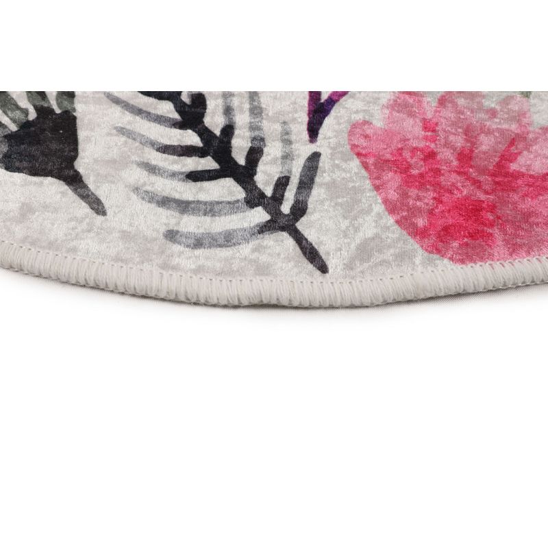 Casa si Gradina - Textile si covoare - Covoare - Covoare casa - Covor rotund, Conceptum Hypnose, multicolor, 140 cm, 100% poliester, antiderapant, 286CHL6447 - Infinity.ro