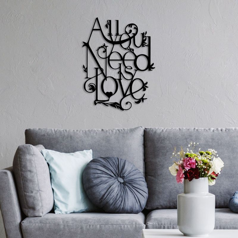 Casa si Gradina - Decoratiuni - Decoratiuni perete - Accesoriu decorativ de perete, Wallxpert, metal, negru, 44x57 cm - Infinity.ro