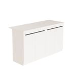 Casa si Gradina - Mobilier - Mese si birouri - Mese bucatarie si dining - Masa de bucatarie, Hanah Home, pal melaminat, alb, 160x60x90 cm - Infinity.ro