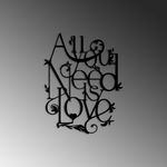 Casa si Gradina - Decoratiuni - Decoratiuni perete - Accesoriu decorativ de perete, Wallxpert, metal, negru, 44x57 cm - Infinity.ro