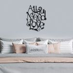 Casa si Gradina - Decoratiuni - Decoratiuni perete - Accesoriu decorativ de perete, Wallxpert, metal, negru, 44x57 cm - Infinity.ro