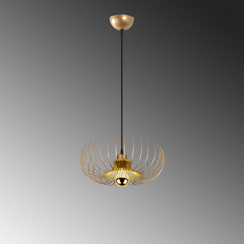 Casa si Gradina - Corpuri si surse de iluminat - Lustre si pendule - Candelabru, Opviq, metal, auriu, 36x36x111 cm - Infinity.ro