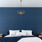 Casa si Gradina - Corpuri si surse de iluminat - Lustre si pendule - Candelabru, Opviq, metal, auriu, 36x36x111 cm - Infinity.ro