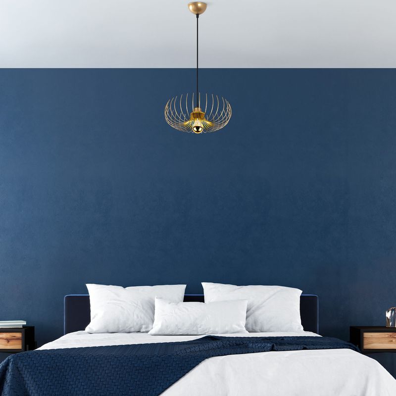 Casa si Gradina - Corpuri si surse de iluminat - Lustre si pendule - Candelabru, Opviq, metal, auriu, 36x36x111 cm - Infinity.ro