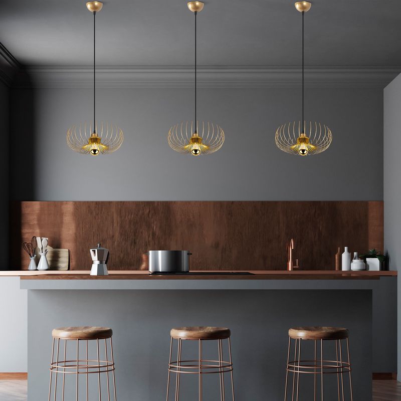 Casa si Gradina - Corpuri si surse de iluminat - Lustre si pendule - Candelabru, Opviq, metal, auriu, 36x36x111 cm - Infinity.ro