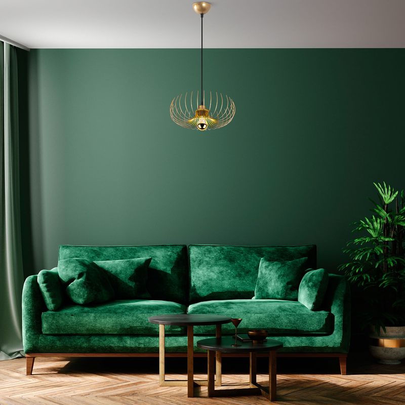 Casa si Gradina - Corpuri si surse de iluminat - Lustre si pendule - Candelabru, Opviq, metal, auriu, 36x36x111 cm - Infinity.ro